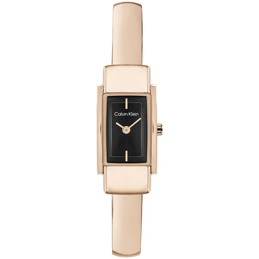 Calvin Klein Moderne 15mm Black Dial, front view