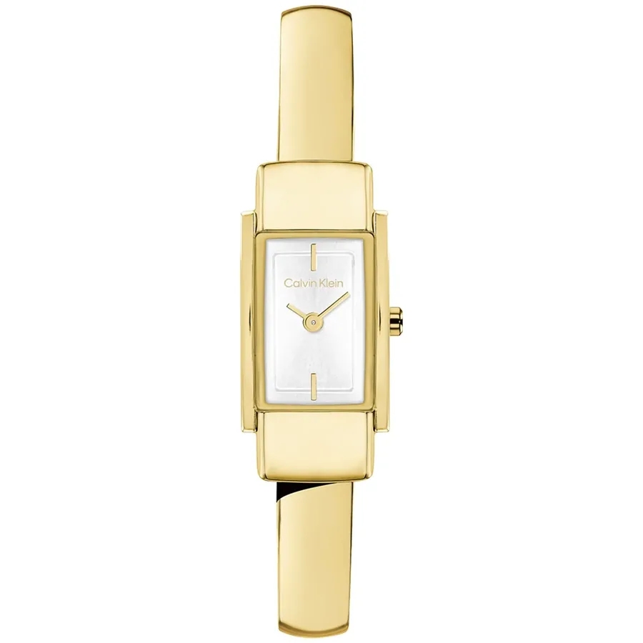 Calvin Klein Moderne 15mm White Dial, front view