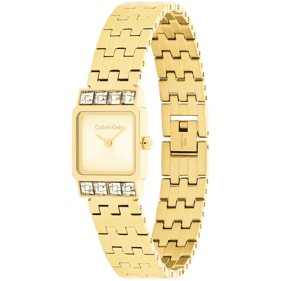 Calvin Klein Poise 16x16mm Gold Dial, view 3