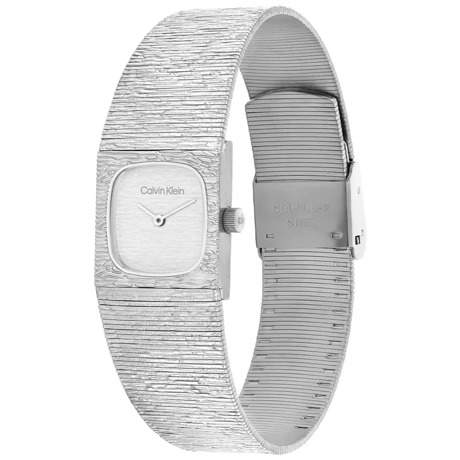 Calvin Klein Sophisticated Square 20mm Silver Dial, view 3