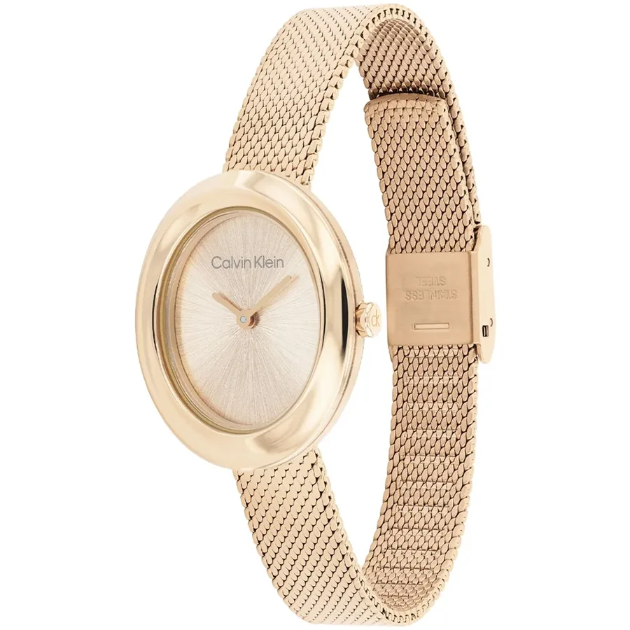 Calvin Klein Twisted Bezel 24mm Rose Gold Dial, view 3