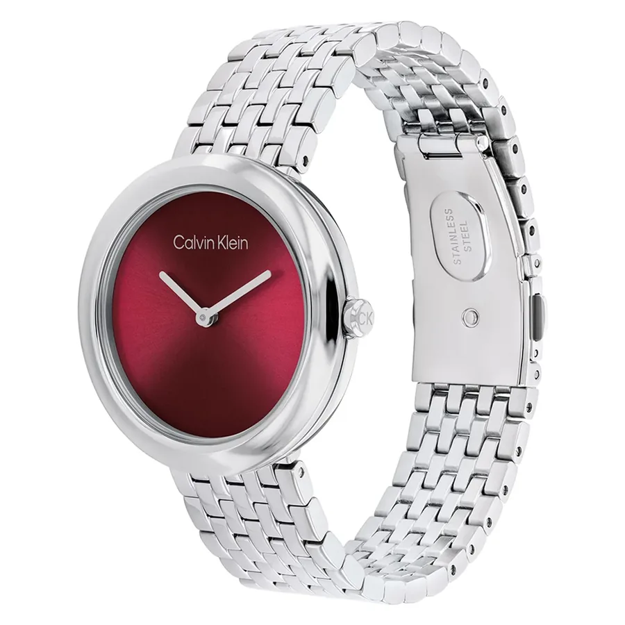 Calvin Klein Twisted Bezel 34mm Cherry Dial, view 3