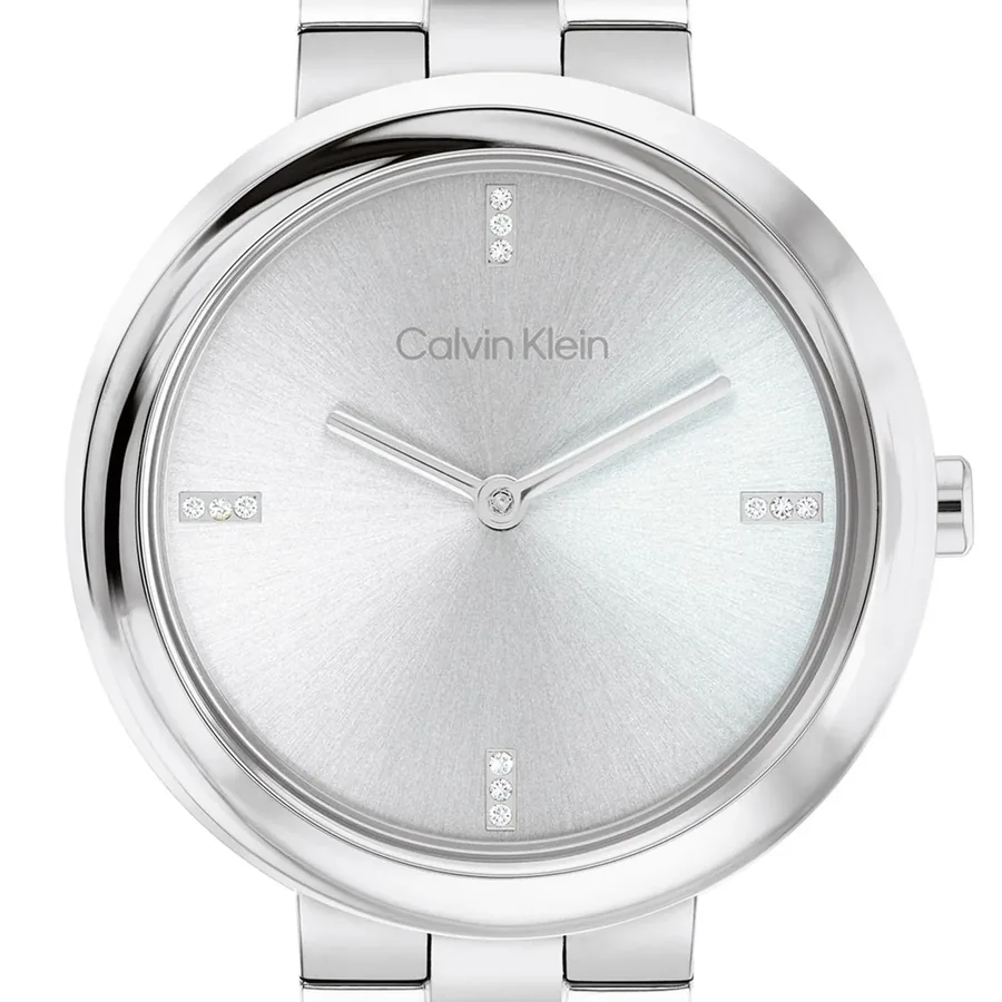 Calvin Klein Twisted Bezel 34mm Silver Dial, view 2