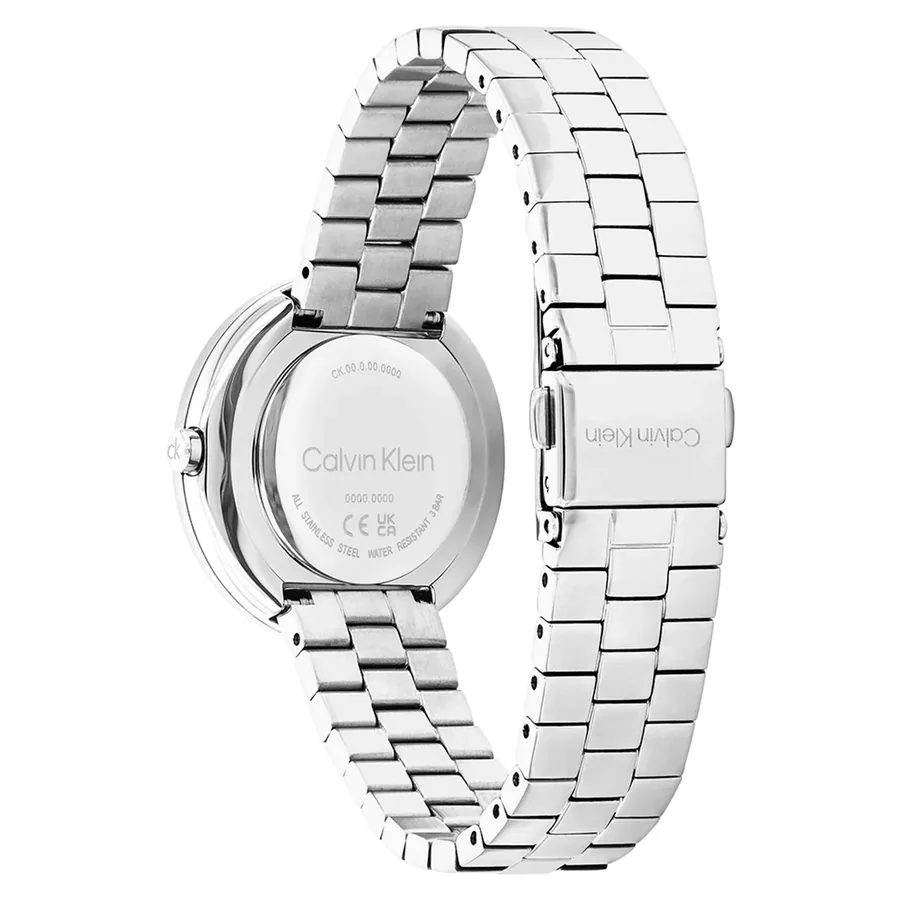 Calvin Klein Twisted Bezel 34mm Silver Dial, view 4