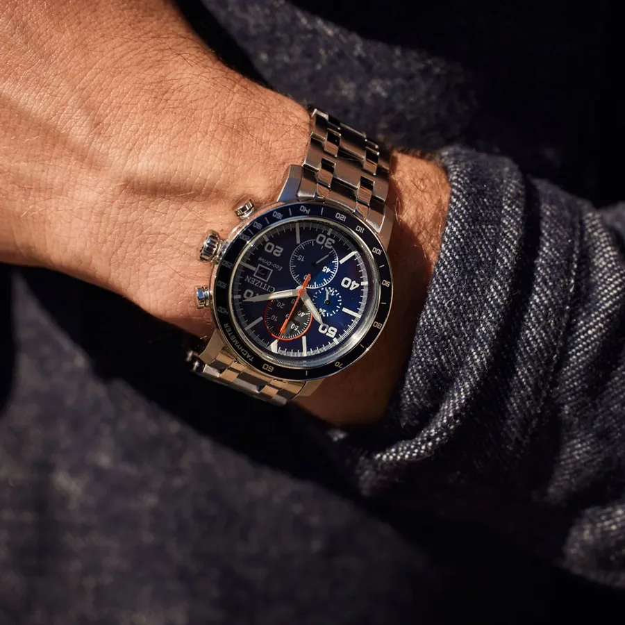 Citizen Brycen 44mm Chronograph Blue Dial, view 2