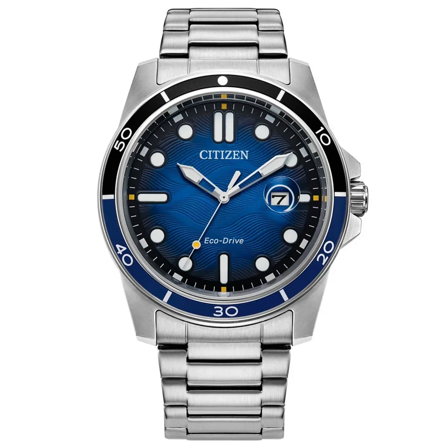 Citizen Marine 41mm Blue Dial, front view