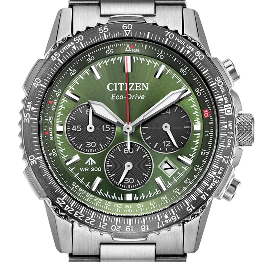 Citizen Navihawk 40mm Green Dial, view 2