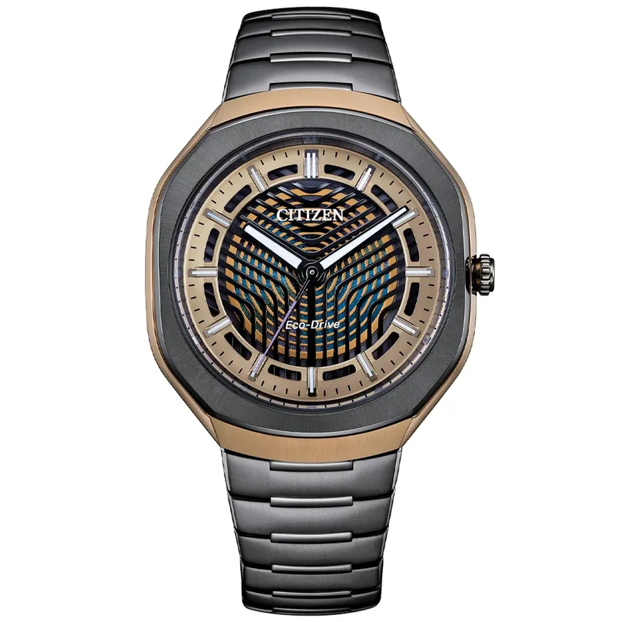 Citizen Photon 39mm Gold Dial, front view