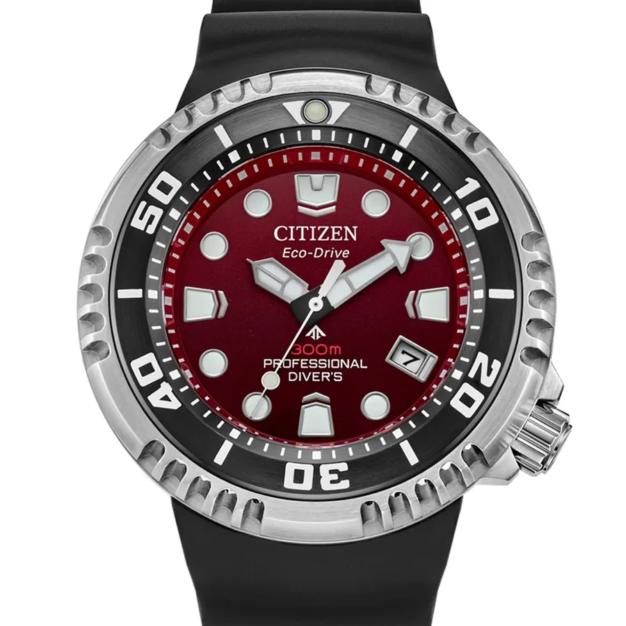 Citizen Promaster Dive 46mm Chronograph Red Dial, view 2