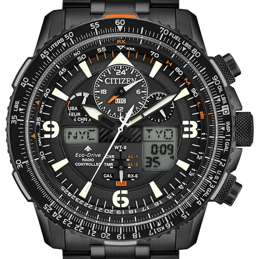 Citizen Skyhawk 45mm Chronograph Black Dial, view 2