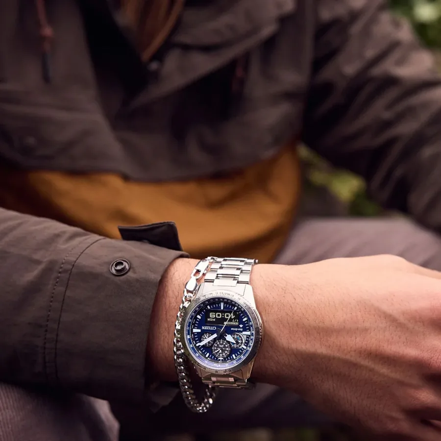 Citizen Skyhawk 45mm Chronograph Blue Dial, view 2