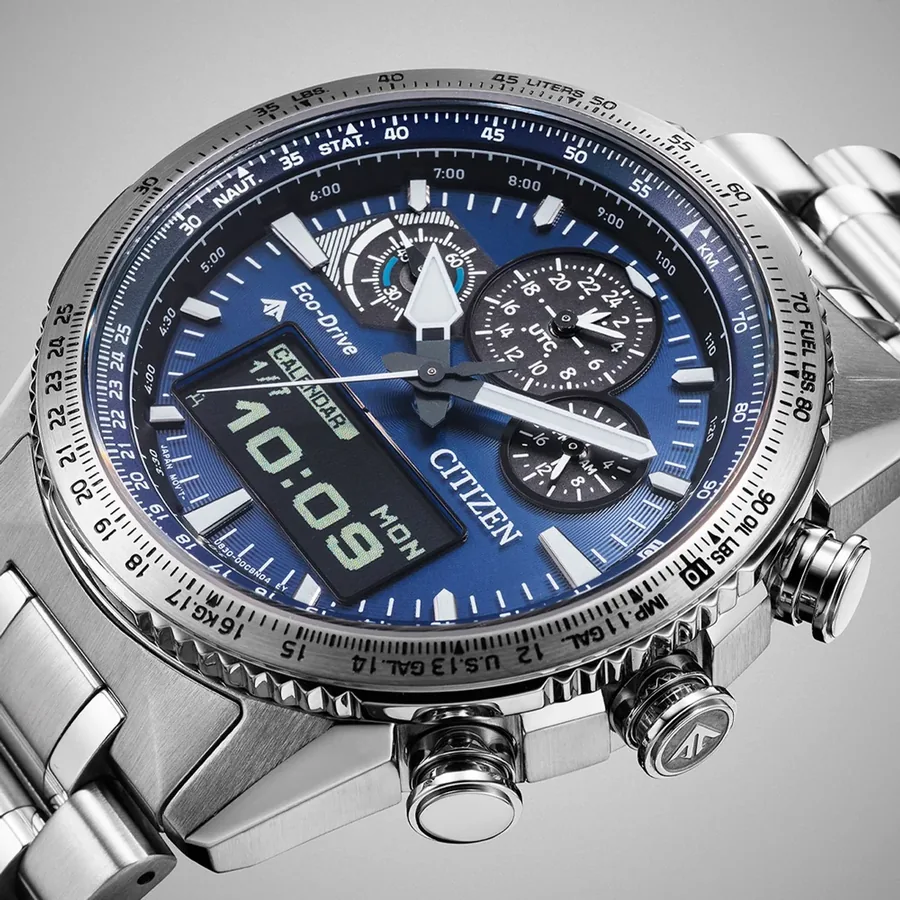 Citizen Skyhawk 45mm Chronograph Blue Dial, view 7