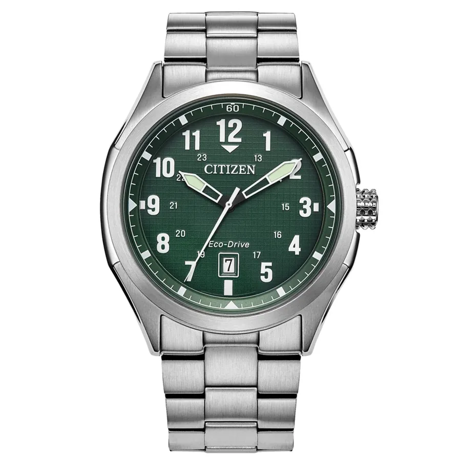 Citizen Terra Force 40mm Green Dial, front view