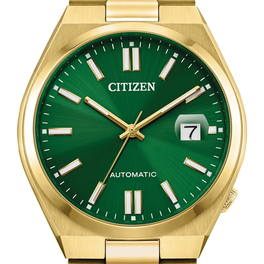 Citizen Tsuyosa 40mm Automatic Green Dial, Silver and Gold-Tone Stainless Steel Bracelet, Ref. NJ0152-51X, view 2