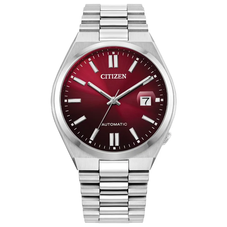 Citizen Tsuyosa 40mm Automatic Red Dial, front view