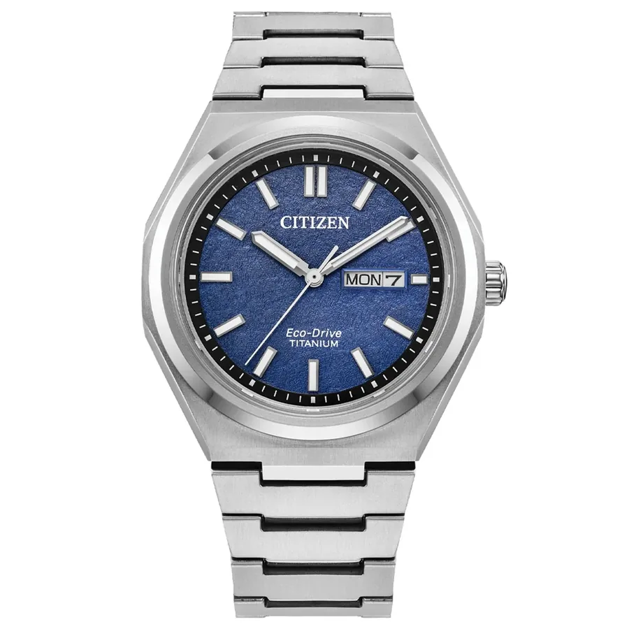Citizen Zenshin 39mm Blue Dial, front view