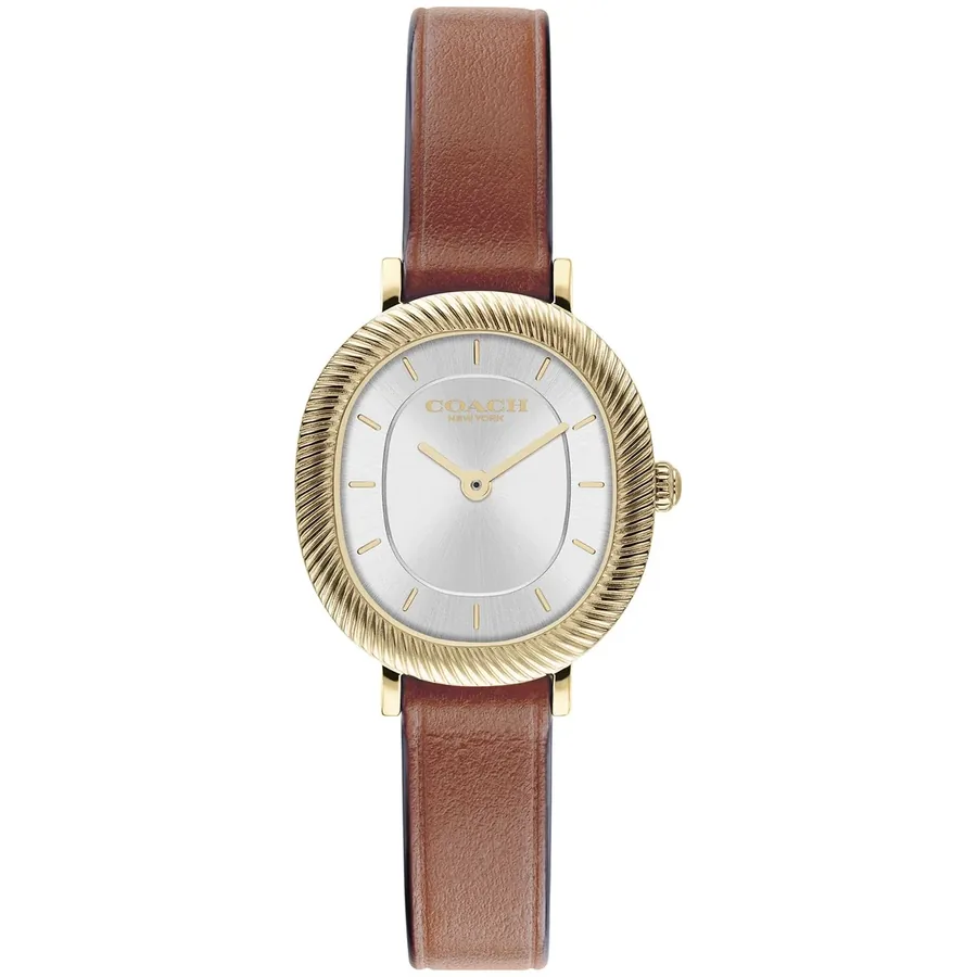 Coach Harlow 23.5x26mm Silver Dial, front view