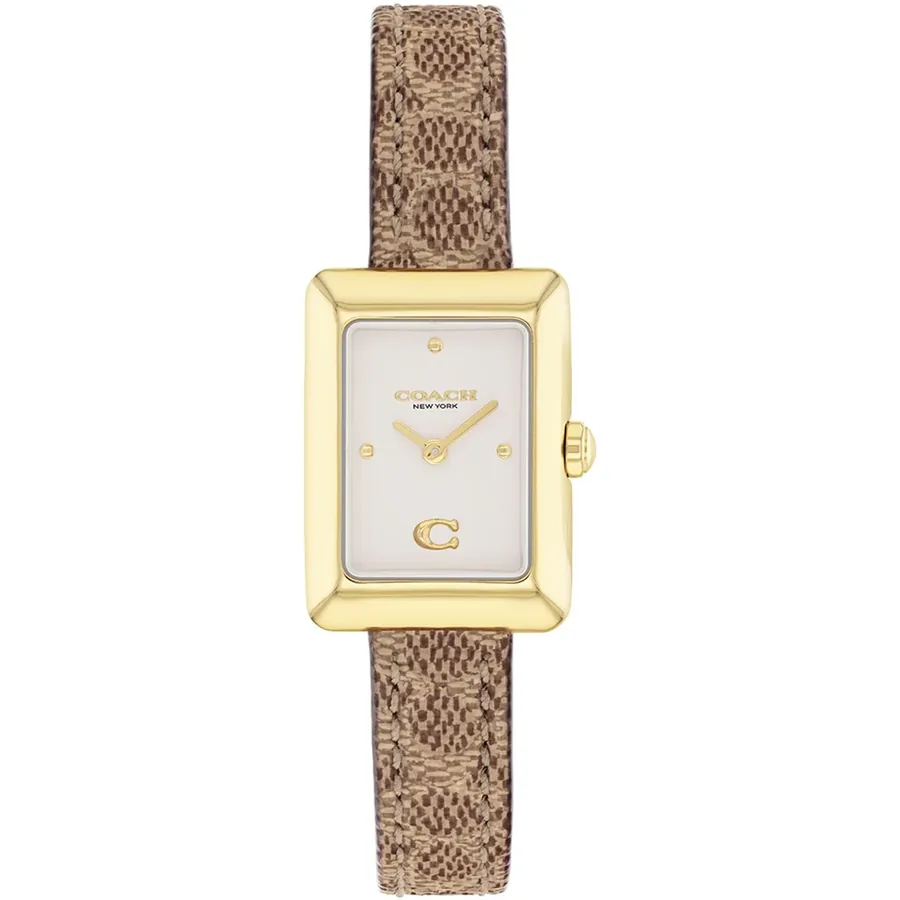 Coach Mara 19mm Beige Dial, front view