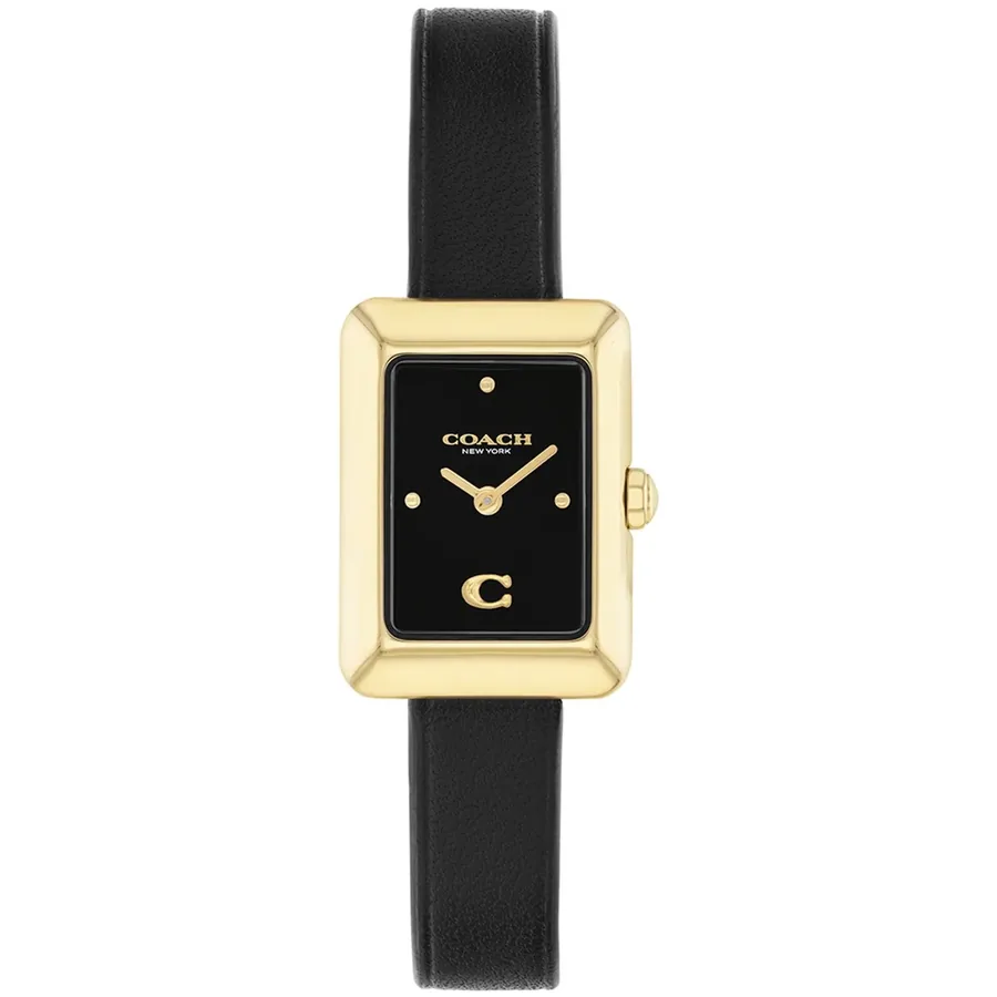 Coach Mara 19mm Black Dial, front view