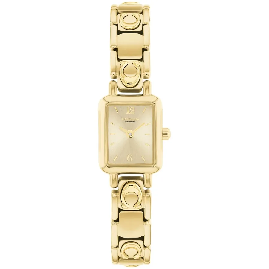 Coach Mara Mini 15mm Gold Dial, front view