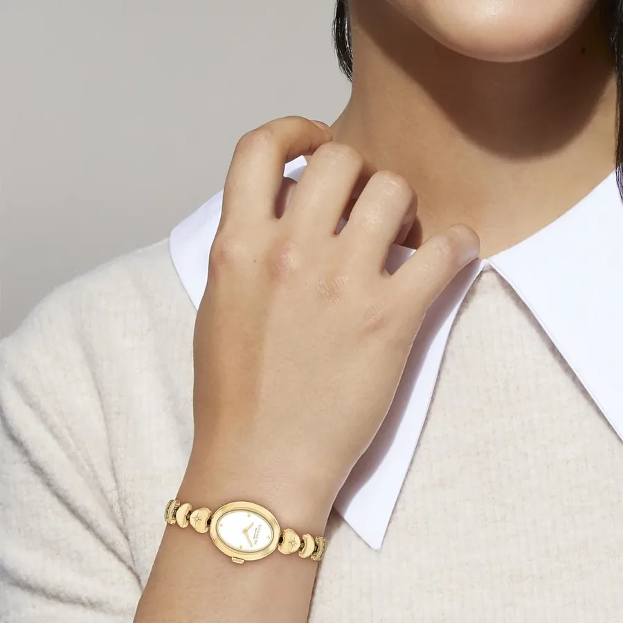 Coach Sammy 22mm White Dial, Gold-Tone Stainless Steel Bracelet, Ref. 14504638, view 2
