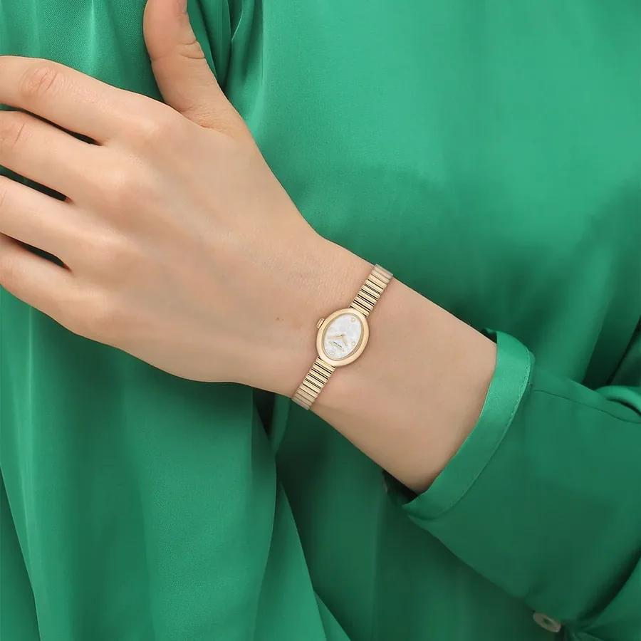 Coach Sammy 22mm White Dial, Gold-Tone Stainless Steel Bracelet, Ref. 14504573, view 2