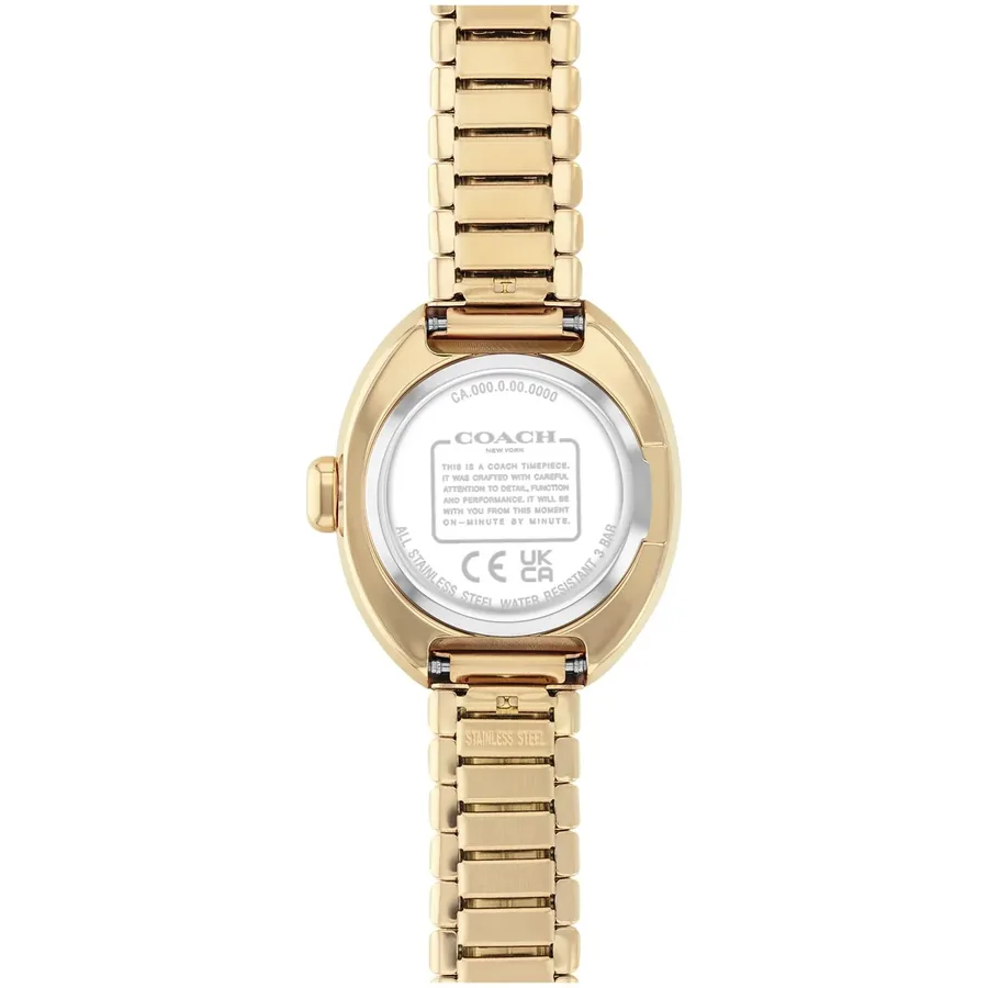 Coach Sammy 22mm White Dial, Gold-Tone Stainless Steel Bracelet, Ref. 14504573, view 5