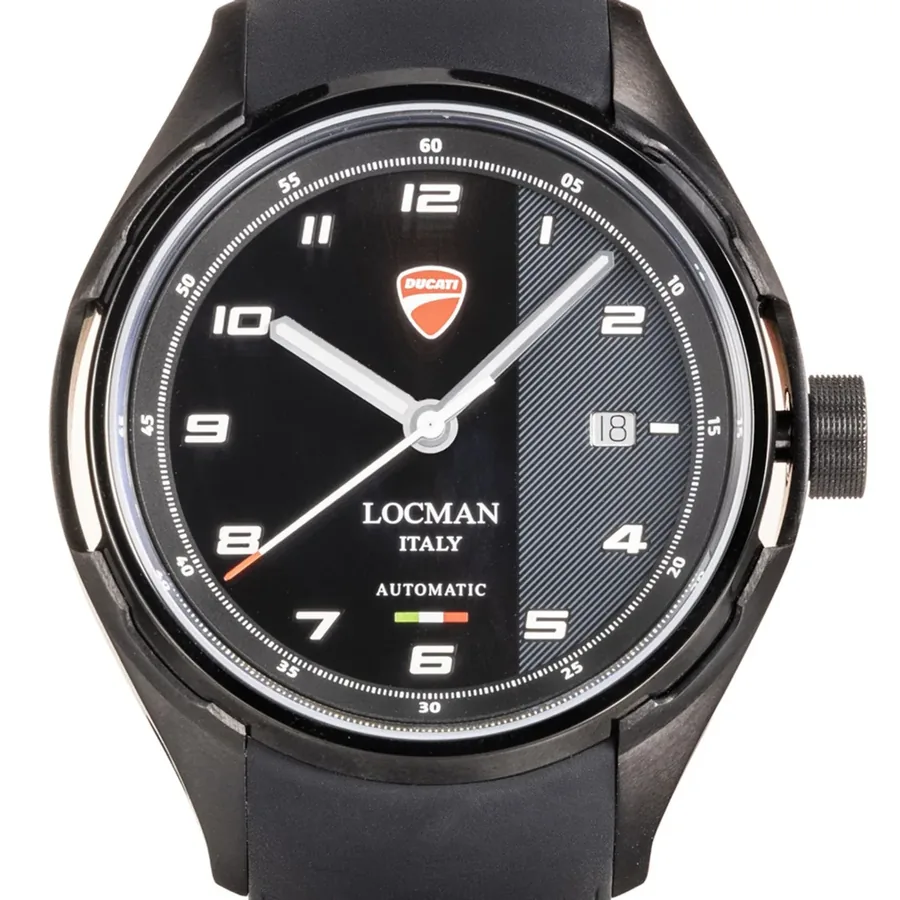 Ducati 42mm Automatic Black Dial, view 2