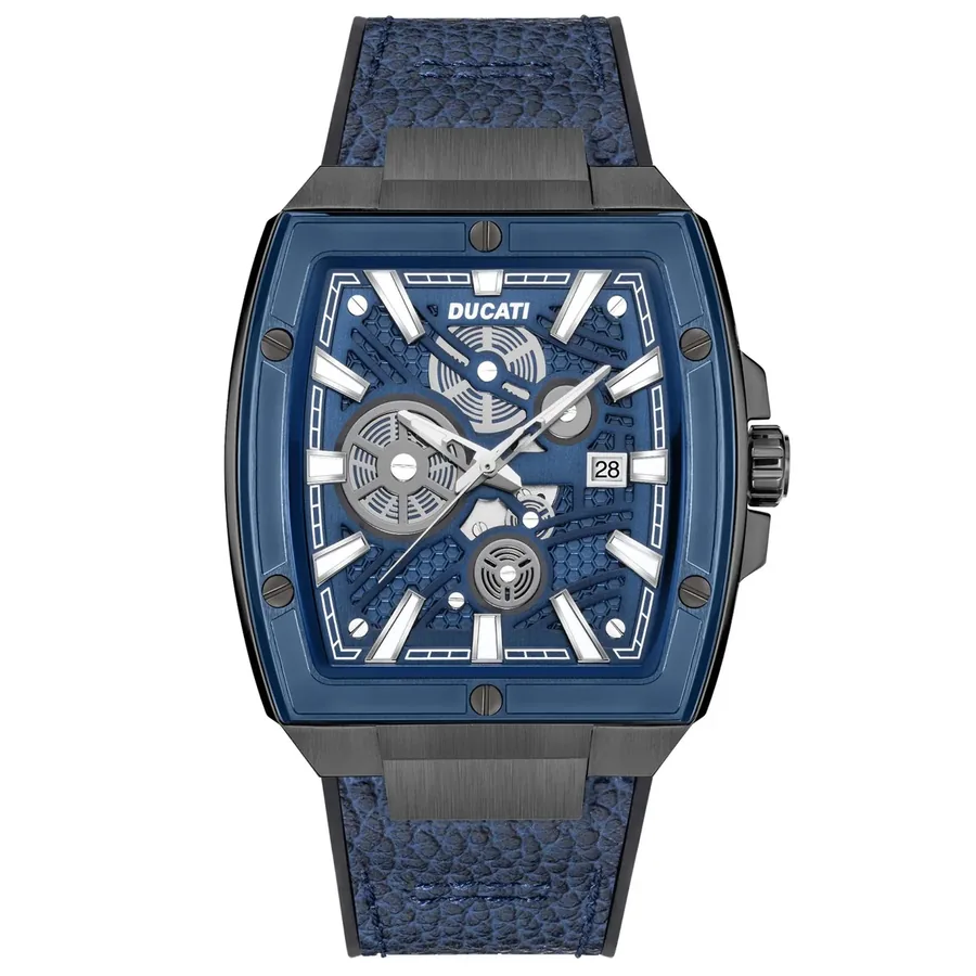 Ducati DT002 40x47mm Blue Dial, front view