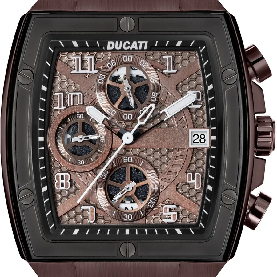 Ducati DT088 40x47mm Chronograph Brown Dial, view 2