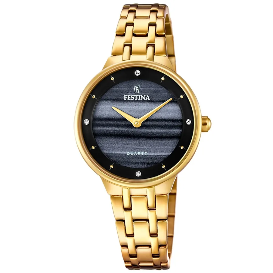 Festina 30.5mm Black Dial, front view