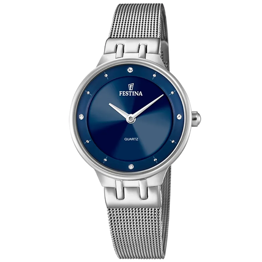 Festina 30.5mm Blue Dial, front view