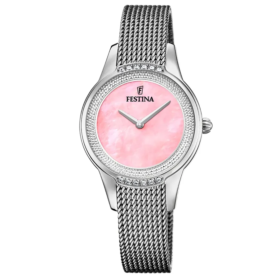 Festina 30mm Pink Dial, front view