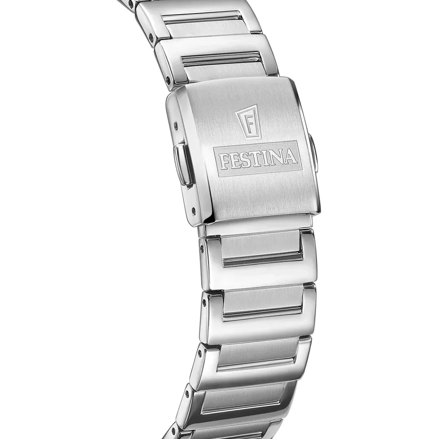 Festina 33mm Silver Dial, Silver-Tone Stainless Steel Bracelet, view 3