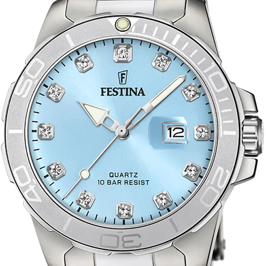 Festina 34.5mm Blue Dial, view 2