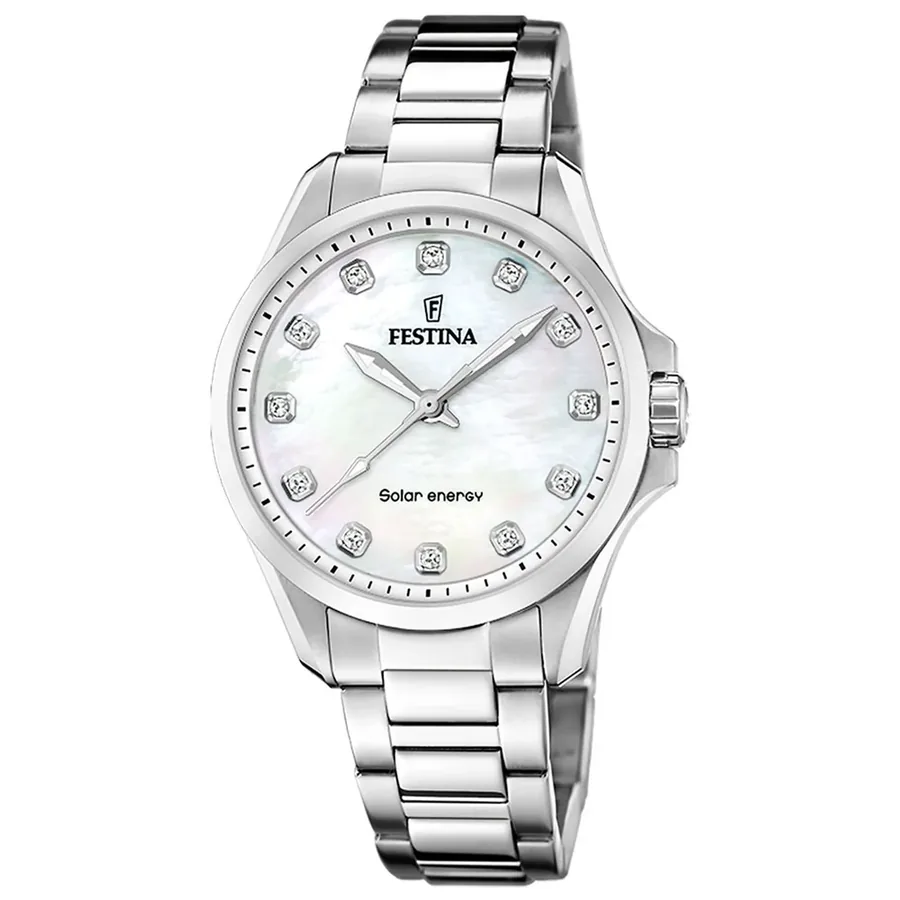 Festina 34mm Automatic Beige Dial, front view