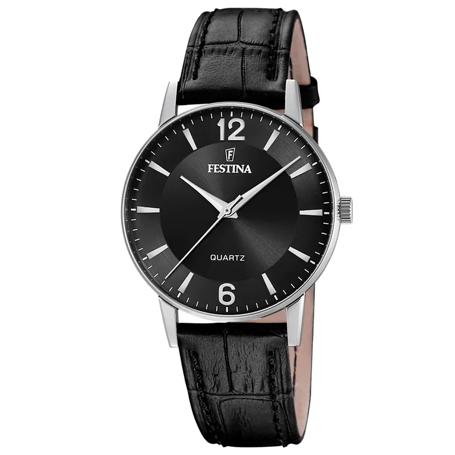 Festina 36mm Black Dial, front view