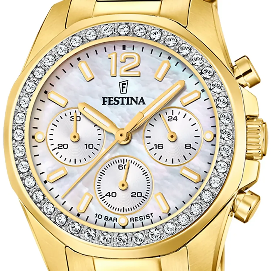 Festina 38mm Chronograph White Dial, view 2