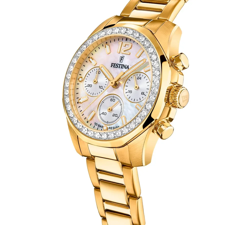 Festina 38mm Chronograph White Dial, view 3