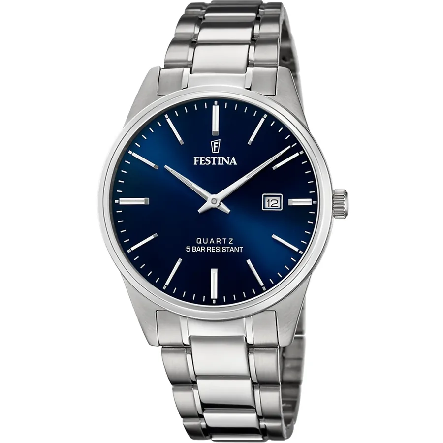 Festina 39mm Blue Dial, front view