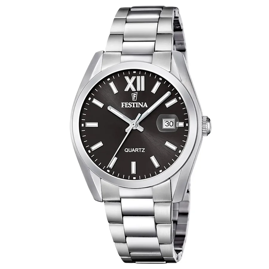 Festina 40mm Black Dial, front view