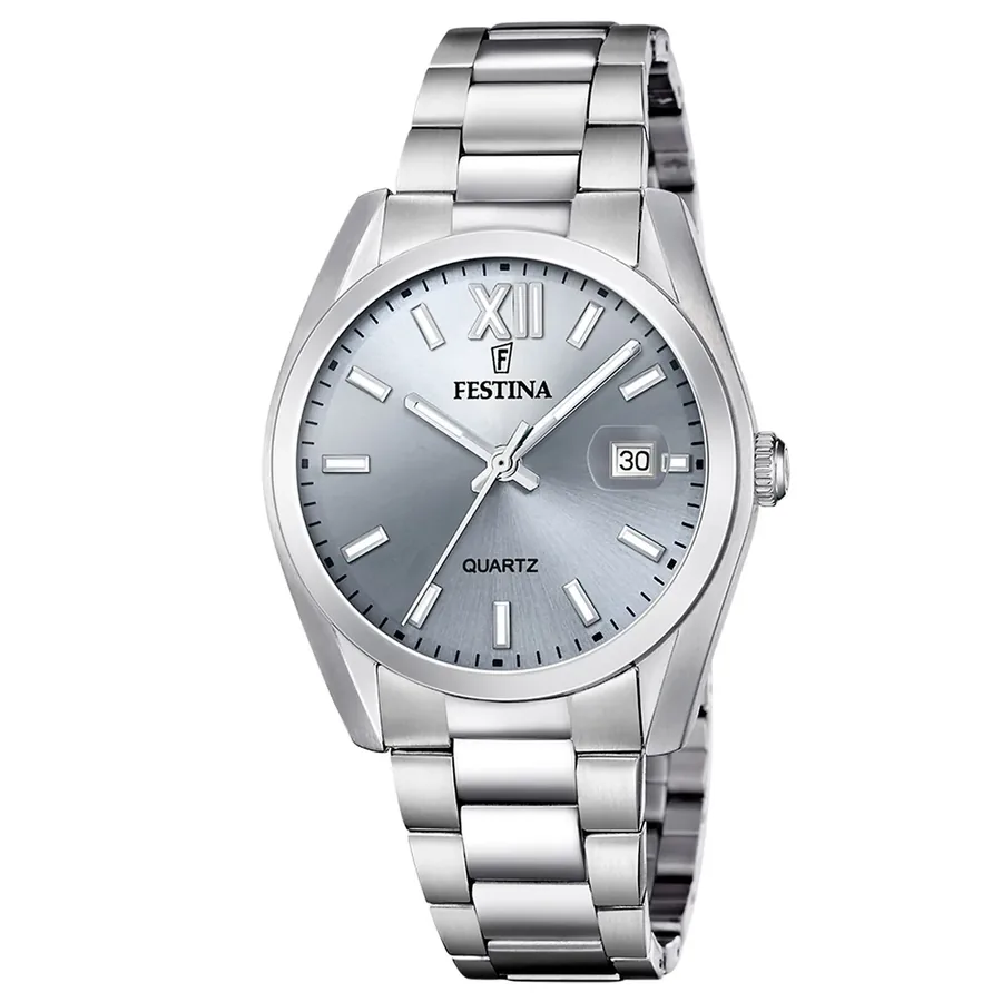 Festina 40mm Grey Dial, front view