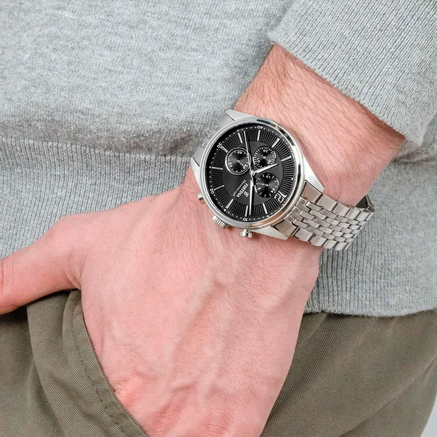 Festina 41.5mm Chronograph Black Dial, view 2