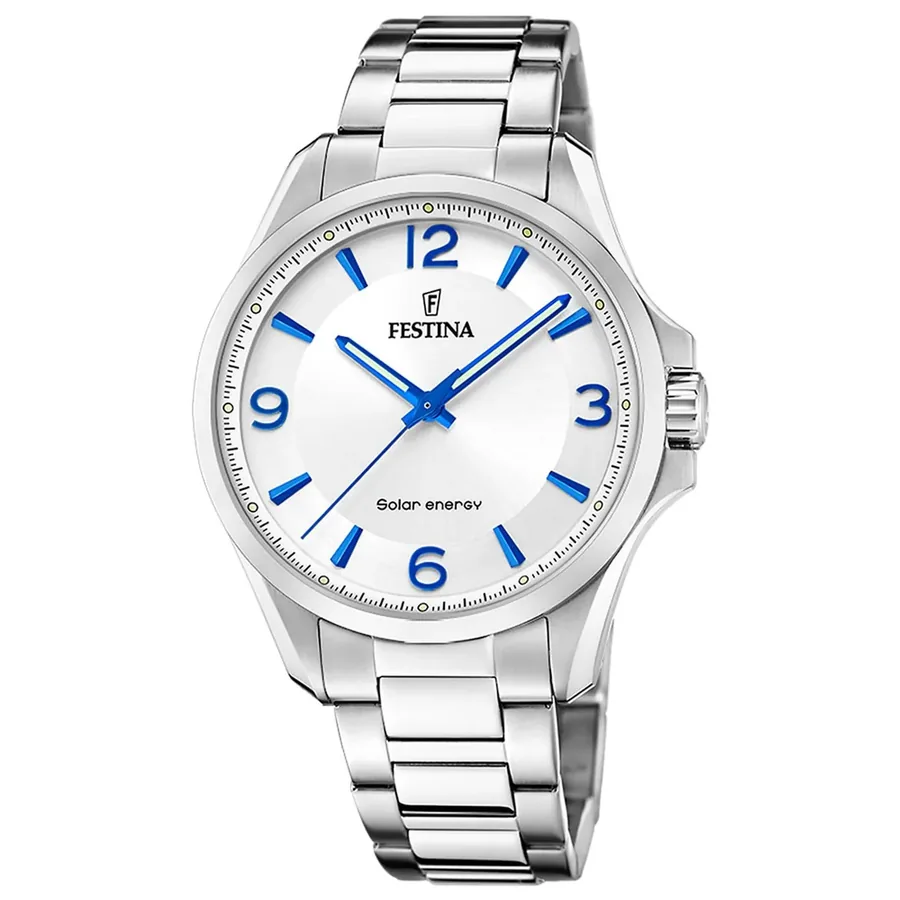 Festina 42mm Automatic Silver Dial, front view