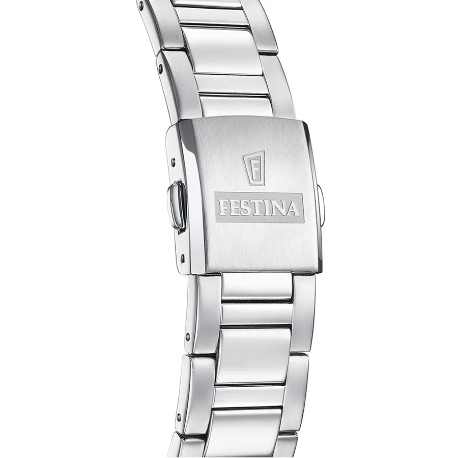 Festina 42mm Automatic Silver Dial, view 3