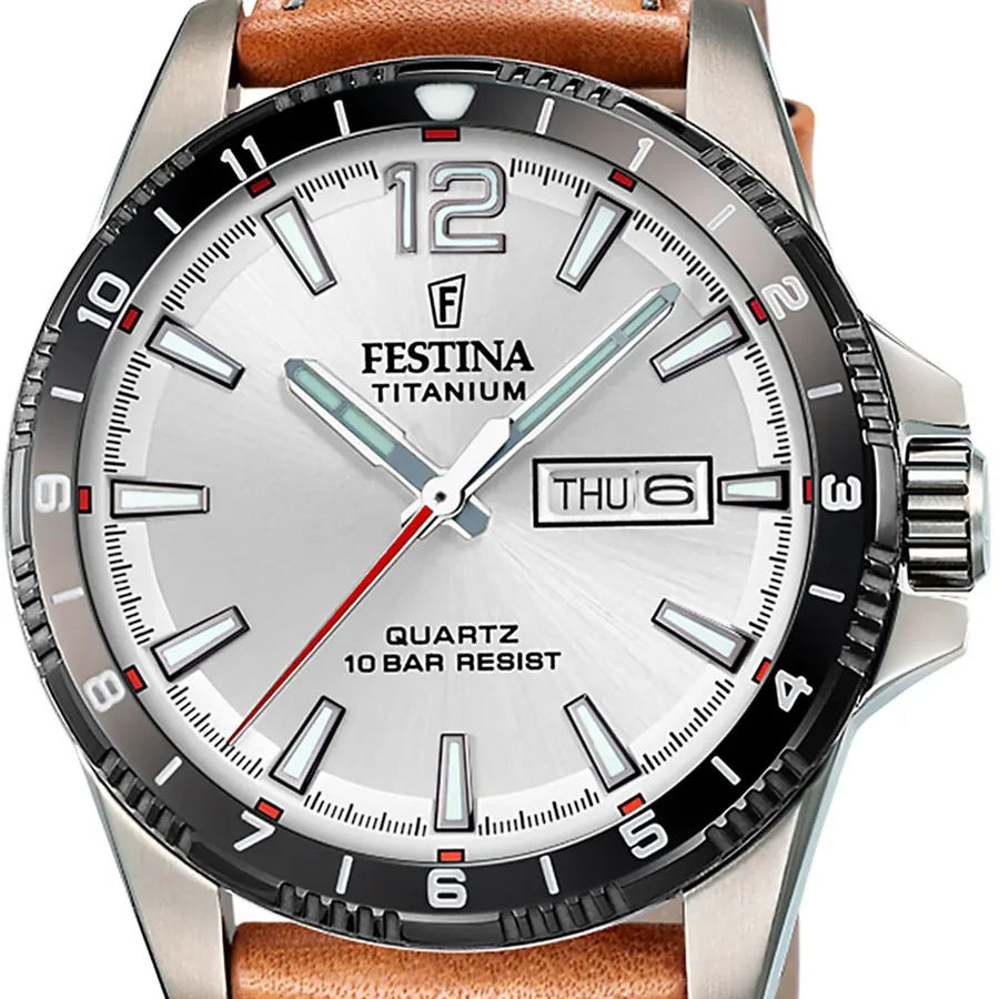 Festina 43mm Silver Dial, view 2