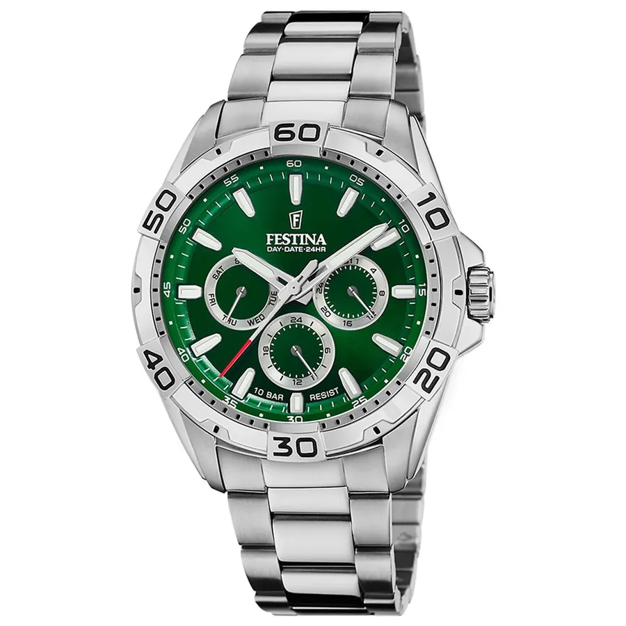 Festina 45mm Green Dial, front view