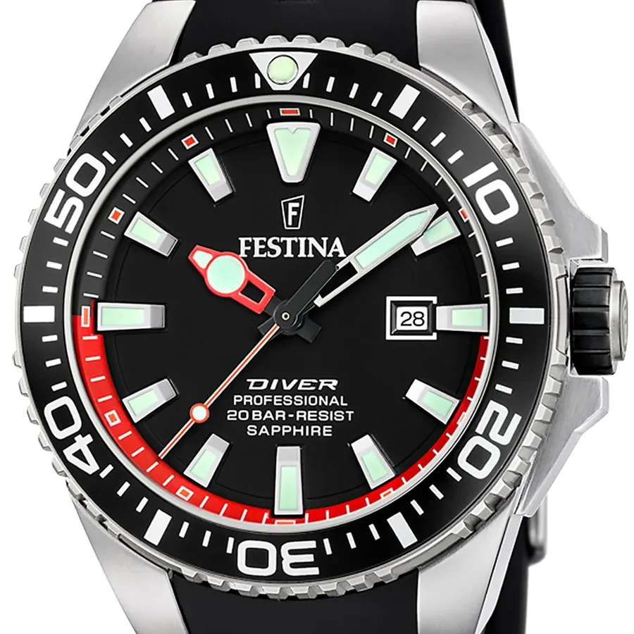 Festina 46mm Black Dial, view 2