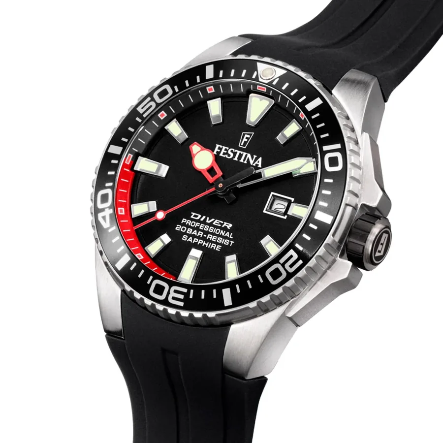 Festina 46mm Black Dial, view 3