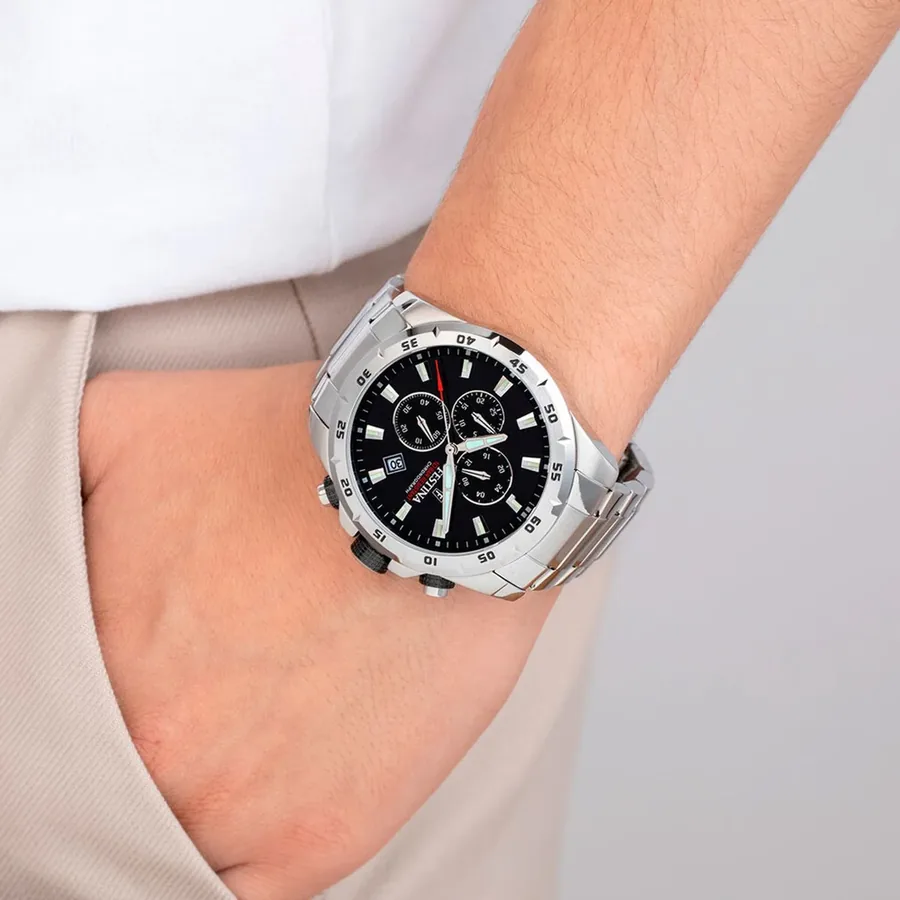Festina Chrono Sport 45mm Black Dial, view 2